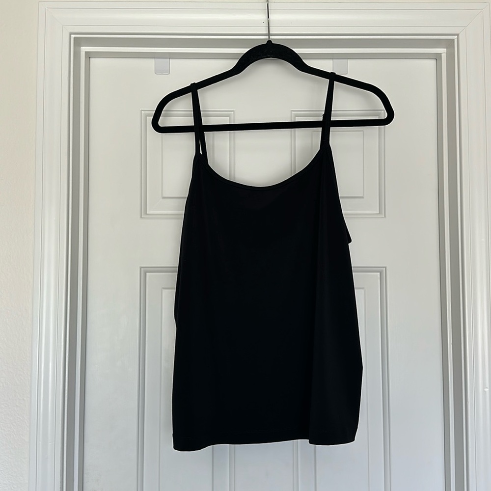 Avenue Upscale Basic Black Polyester Cami Size 18… - image 1